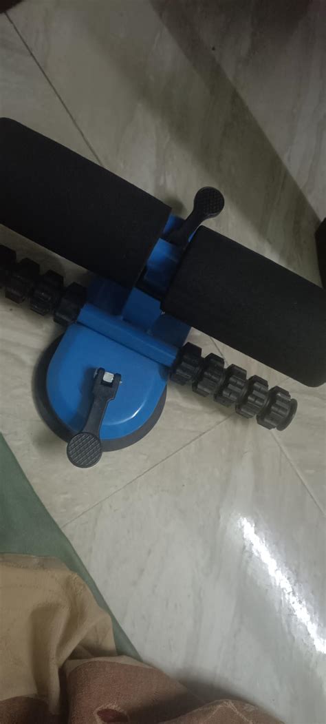 JUPAS Adjustable Sit Up Assistant Device With 2 Self Suction Cups Sit ...