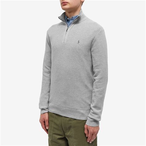Polo Ralph Lauren Quarter-Zip Sweat Andover Heather | END. (KR)