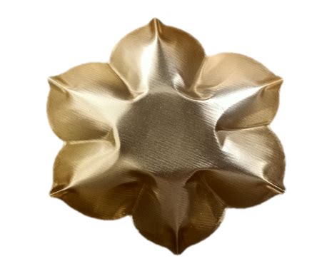 Brass Lotus 3 inches Metal Urli WCT004 – MATIN IMPEX