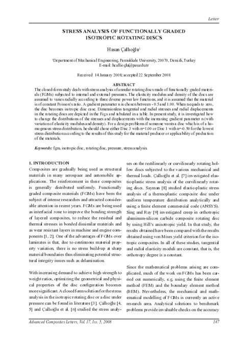 Image result for Rotating Discs Stress Analysis