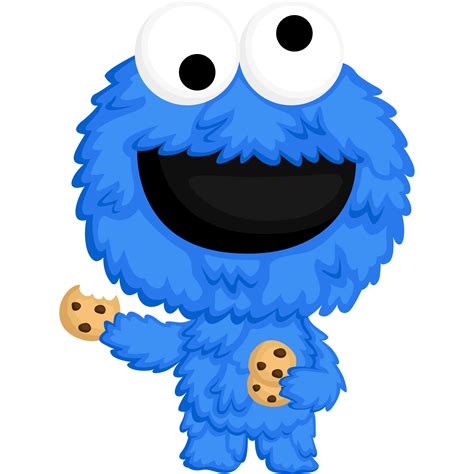 Pin by Maestra Anita 🍎 on AA-PnG | Cookie monster images, Sesame street ...