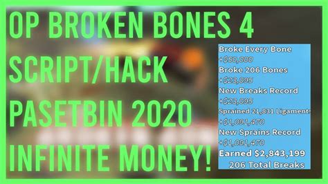 Image result for Broken Bones Level Script Pastebin