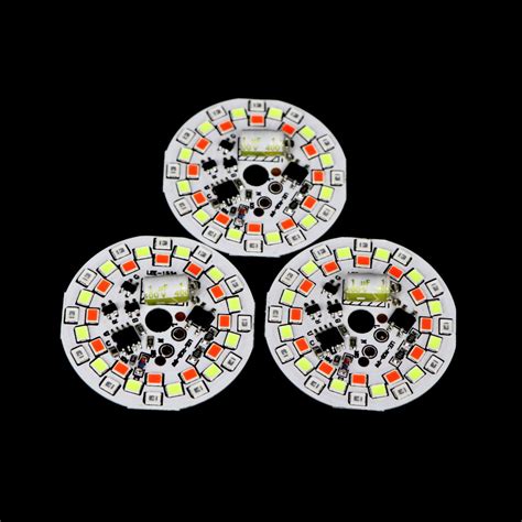 [RGB] 9 Watt AC DOB Led Circular PCB for Led Bulbs- Red, Green & Blue