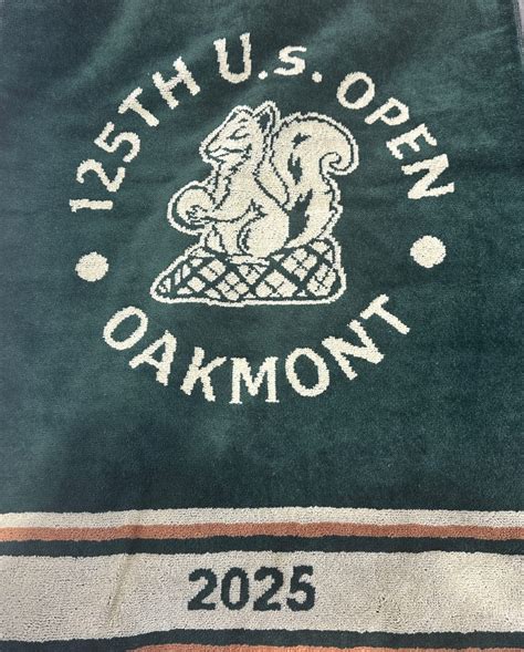 U.S. Open 2025 merchandise at Oakmont: T-shirts, pin flags, squirrels