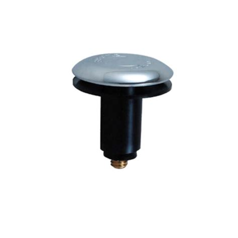 Snap and Press Tub Stopper, Chrome Plated ABS, with 5/16-in Threaded ...