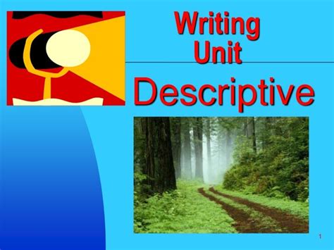 Descriptive Writing 的图像结果