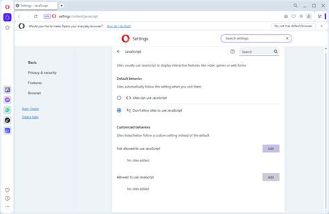 Enable JavaScript in Opera 的图像结果