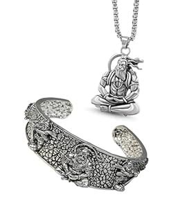 Buy Inites Combo Silver Spiritual Religious Design Metal Hindu God Lord ...