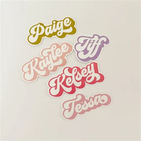 Image result for Personalized Name Labels Stickers