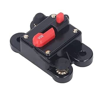 Circuit Breaker, Manual Reset DC 12‑48V Circuit Breaker Switch ...