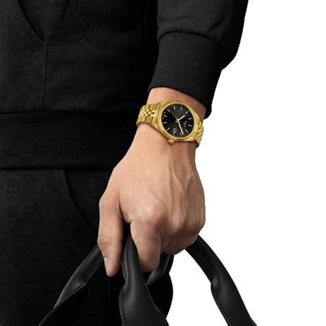 Tissot Ballade Black Dial Analog Stainless Steel Men's Watch T15641033 ...