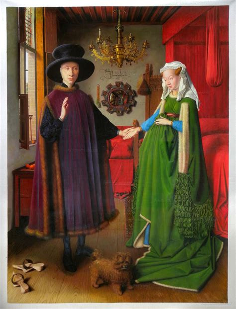 The Arnolfini Portrait by Jan van Eyck - Various Artists Paintings ...