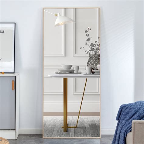 Fourth generation solid wood frame long mirror, dressing mirror ...