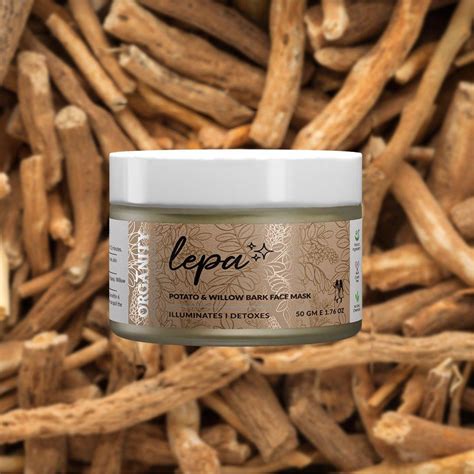 Lepa Potato & Willow Bark – Best Face Pack for Glowing Skin – Organity