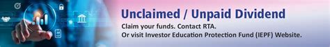 Unclaimed & Unpaid Amount