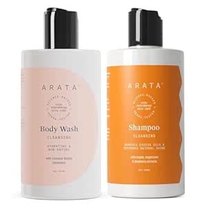 Buy Arata Natural Oil Control Bath Essentials for Women & Men with ...