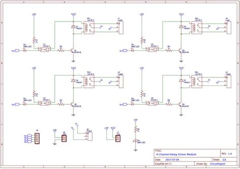2 Relay Module Circuit Diagram