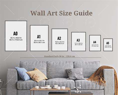 Wall Art Size Guide, Standard Frame Size Guide, Poster Sizes Guide ...