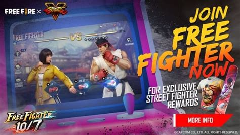 How to get free rewards from Free Fire x Street Fighter collab event
