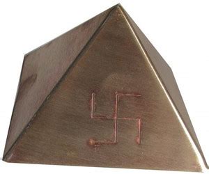 Plus Value Vastu Copper Pyramid - 3.5 Inch Decorative Showpiece - 10 cm ...