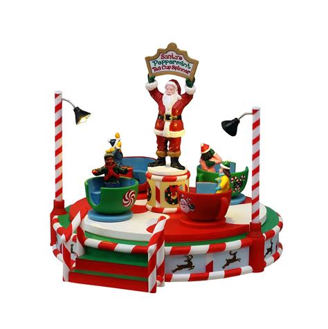 Santa's Peppermint Teacup Spinner - Lemax Carnival | Michaels