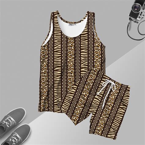 Animal Pattern Co-ord Set printed sando with shorts #301 – Rebuild Fashion