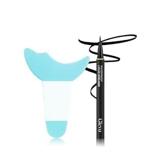 Buy Gleva Precision Silicone Eyeliner Aid and Waterproof Eyeliner Kit ...