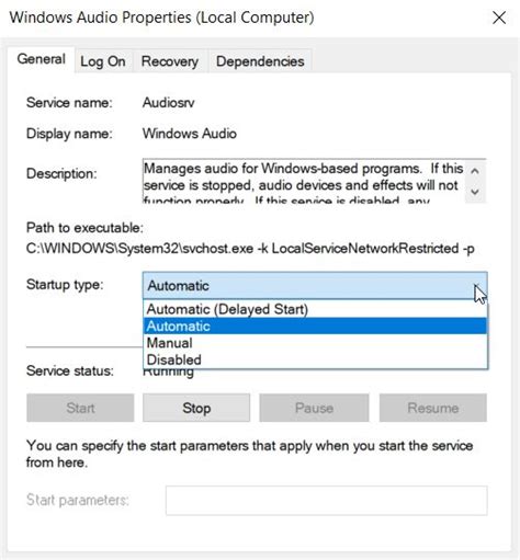 Image result for Audio Service Not Running Windows 10