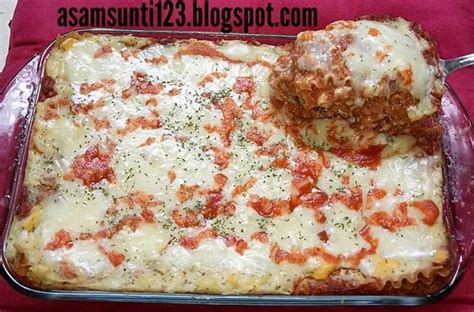 Lasagna Sederhana   Resep   Makanan, Lasagna, Resep