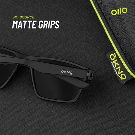 NORG | Matte Black Sports Sunglasses Online in India | OKNO By Eyewearlabs