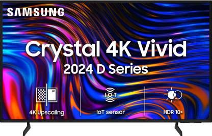 SAMSUNG Crystal 4K Vivid 108 cm (43 inch) Ultra HD (4K) LED Smart Tizen ...