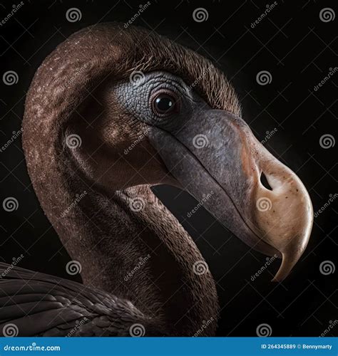 Extinct Flightless Bird Dodo Portrait Stock Illustration - Illustration of prehistoric, nature ...