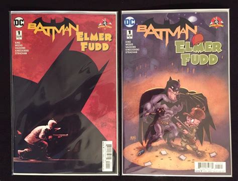 Batman Elmer Fudd DC/Looney Tunes X-Over Cover A + B Variant Lot ...