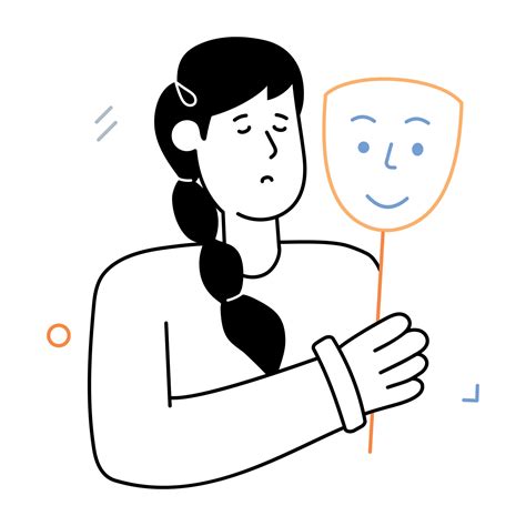 Trendy Faking Emotions 23912398 Vector Art at Vecteezy