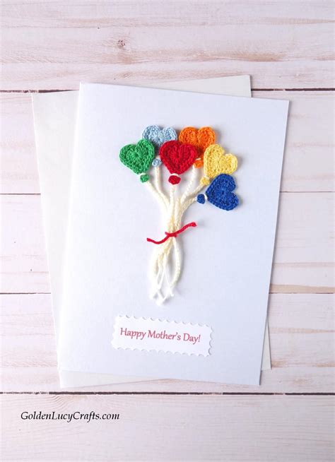 DIY Mother’s Day Card Ideas, Handmade Cards - GoldenLucyCrafts