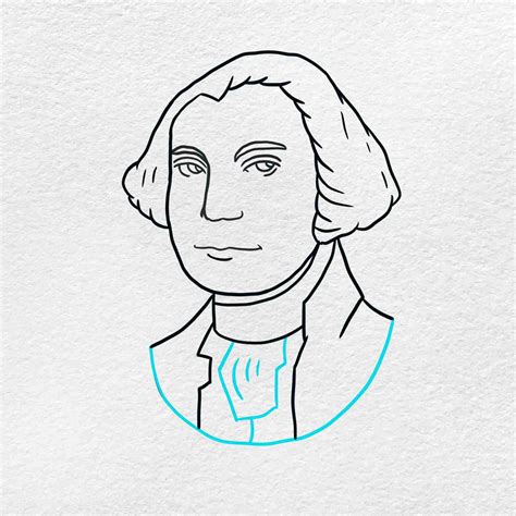 How To Draw George Washington Easy