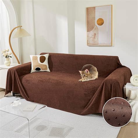 Amazon.com: MEETSKY Couch Cover Washable for 2 Cushion Sofa, Cat ...