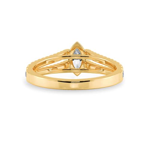Jewelove™ Rings Women's Band only / VS I 0.70ts. Marquise Cut Solitaire ...