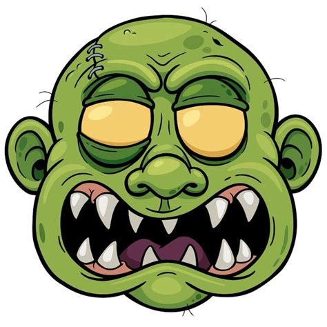 Zombie ugly face cartoon Images - Free Download on Freepik