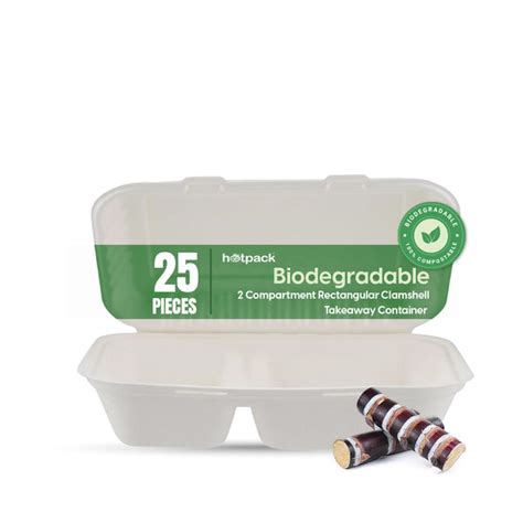 Biodegradable Disposable Rectangular Clamshells | India – Hotpack India