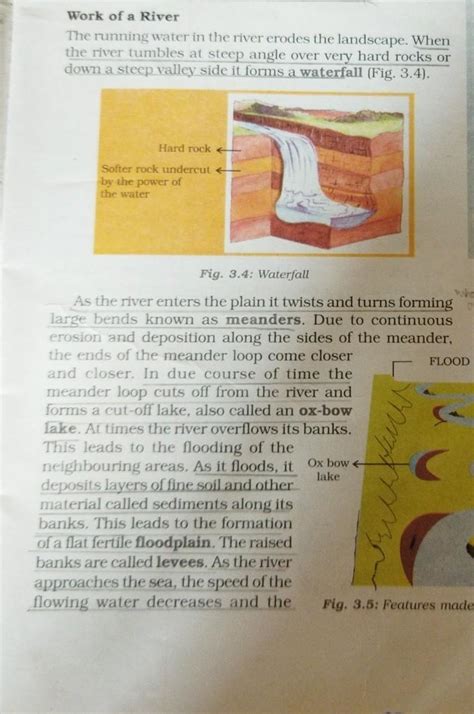 NCERT class 7 SS Geography our changing Earth 1.explain the work of a ...
