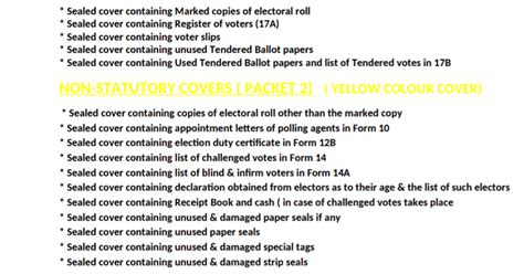 MADE EASY FOR PACKING OF COVERS AT THE END OF POLL BY PO/APO - APEdu