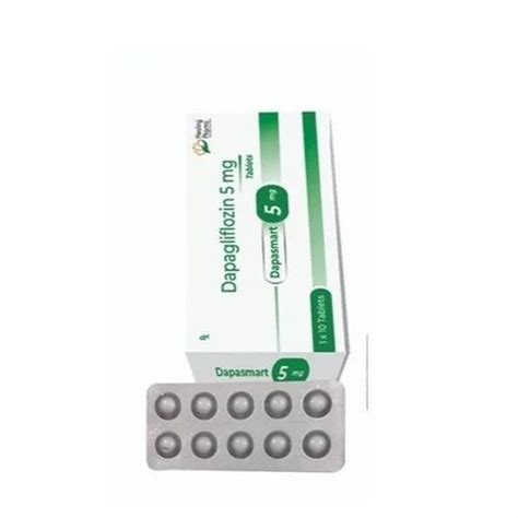 Pharmaceutical Tablet - Dapasmart - Dapagliflozin Tablet 5mg ...