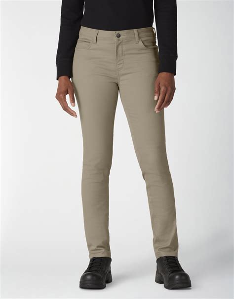 Genuine Dickies Women's Stretch Twill Skinny Service Pant - Walmart.com