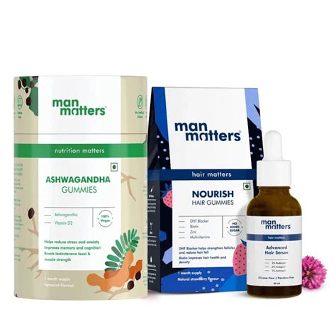 Buy Man Matters Hair Growth Solution | Biotin Hair Gummies 30N ...