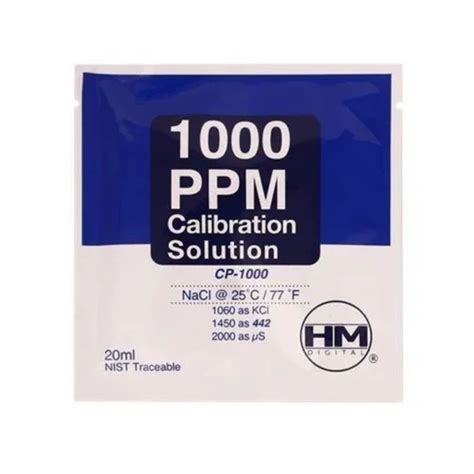 Pph Calibration Solution - HM Digital CP-1000 Buffer Solution, 20ml ...