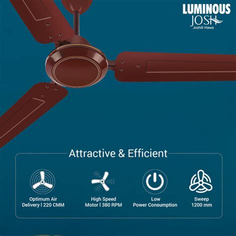RR Josh with 2 Year Warranty Ultra High Speed 1200 mm Ceiling Fan Price ...