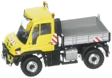 Buy Busch 50918 MB Unimog U 430 Yellowith Slv HO Scale Model Vehicle ...