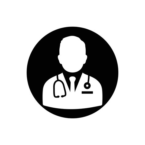 Medical Doctor, Consultant Icon. Rounded Button Style Editable Vector EPS Symbol Illustration ...