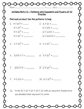 Image result for En Vision Math Worksheets